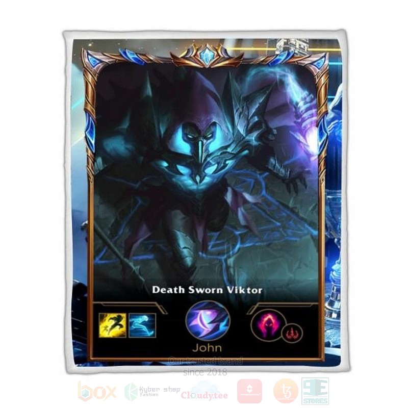 League Of Legends Viktor Custom Name Sherpa Blanket League Of Legends Viktor Custom Name Sherpa Blanket