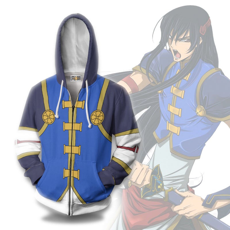 Li Xingke Tenshi Hoodie Code Geass Anime Casual Cosplay Costume Li Xingke Tenshi Hoodie Code Geass Anime Casual Cosplay Costume