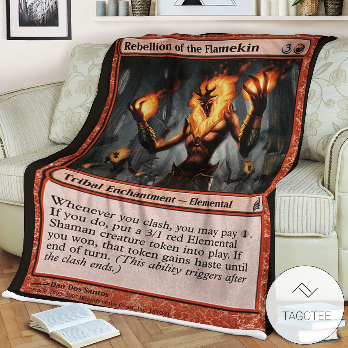 Lorwyn Lrw 188 Rebellion Of The Flamekin Mtg Blanket Tagotee Lorwyn Lrw 188 Rebellion Of The Flamekin Mtg Blanket Tagotee