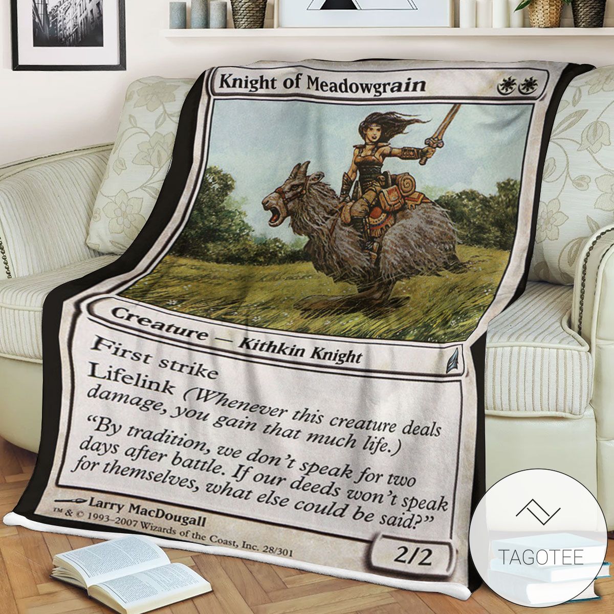 Lorwyn Lrw 28 Knight Of Meadowgrain Mtg Blanket Lorwyn Lrw 28 Knight Of Meadowgrain Mtg Blanket