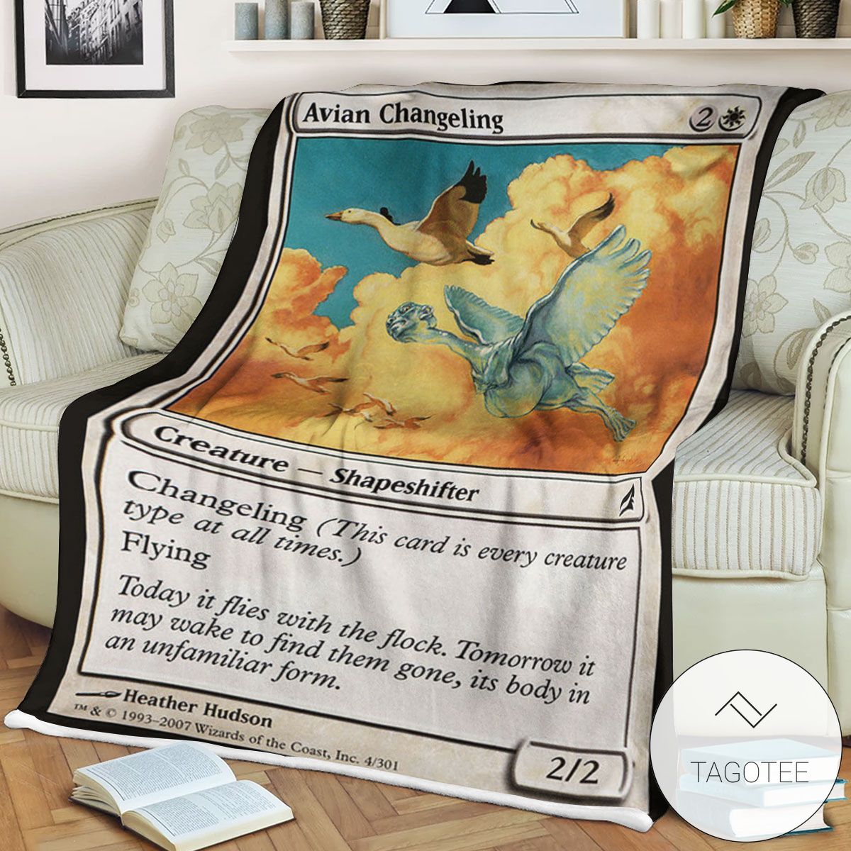 Lorwyn Lrw 4 Avian Changeling Mtg Blanket Lorwyn Lrw 4 Avian Changeling Mtg Blanket