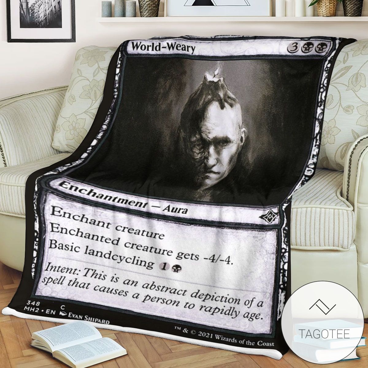 Mh2 348 World Weary Mtg Game Magic The Gathering Blanket Mh2 348 World Weary Mtg Game Magic The Gathering Blanket