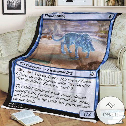 Mh2 42 Floodhound Mtg Game Magic The Gathering Blanket