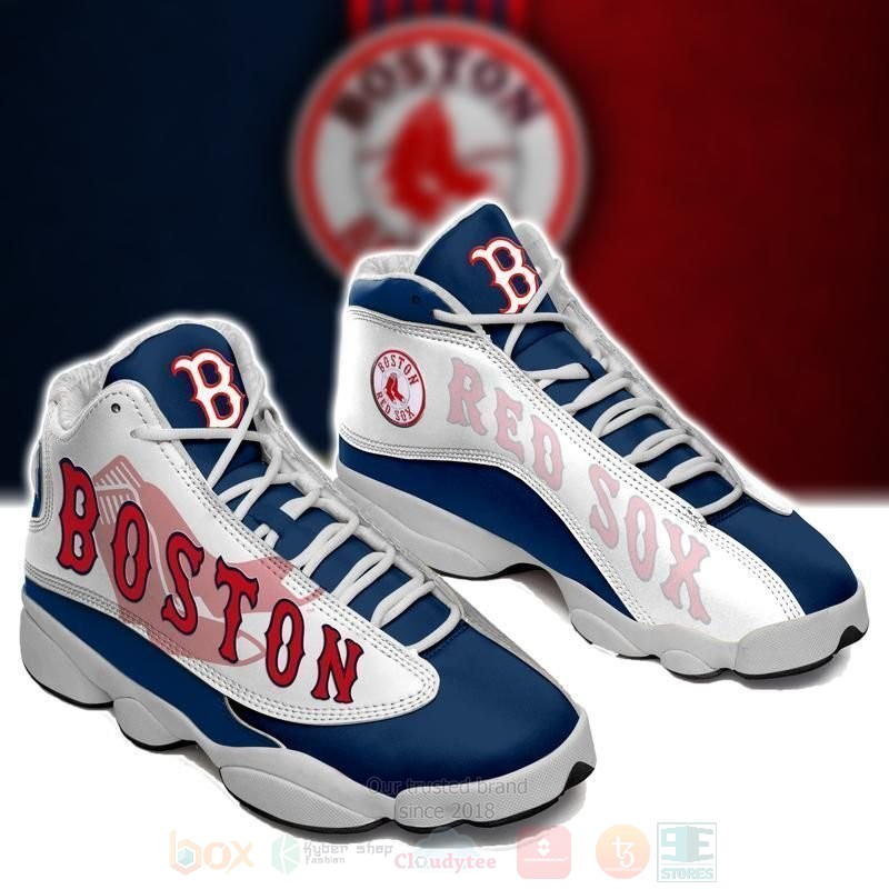 Mlb Boston Red Sox Teams Big Logo Shoes Sneakers Mlb Boston Red Sox Teams Big Logo Shoes Sneakers