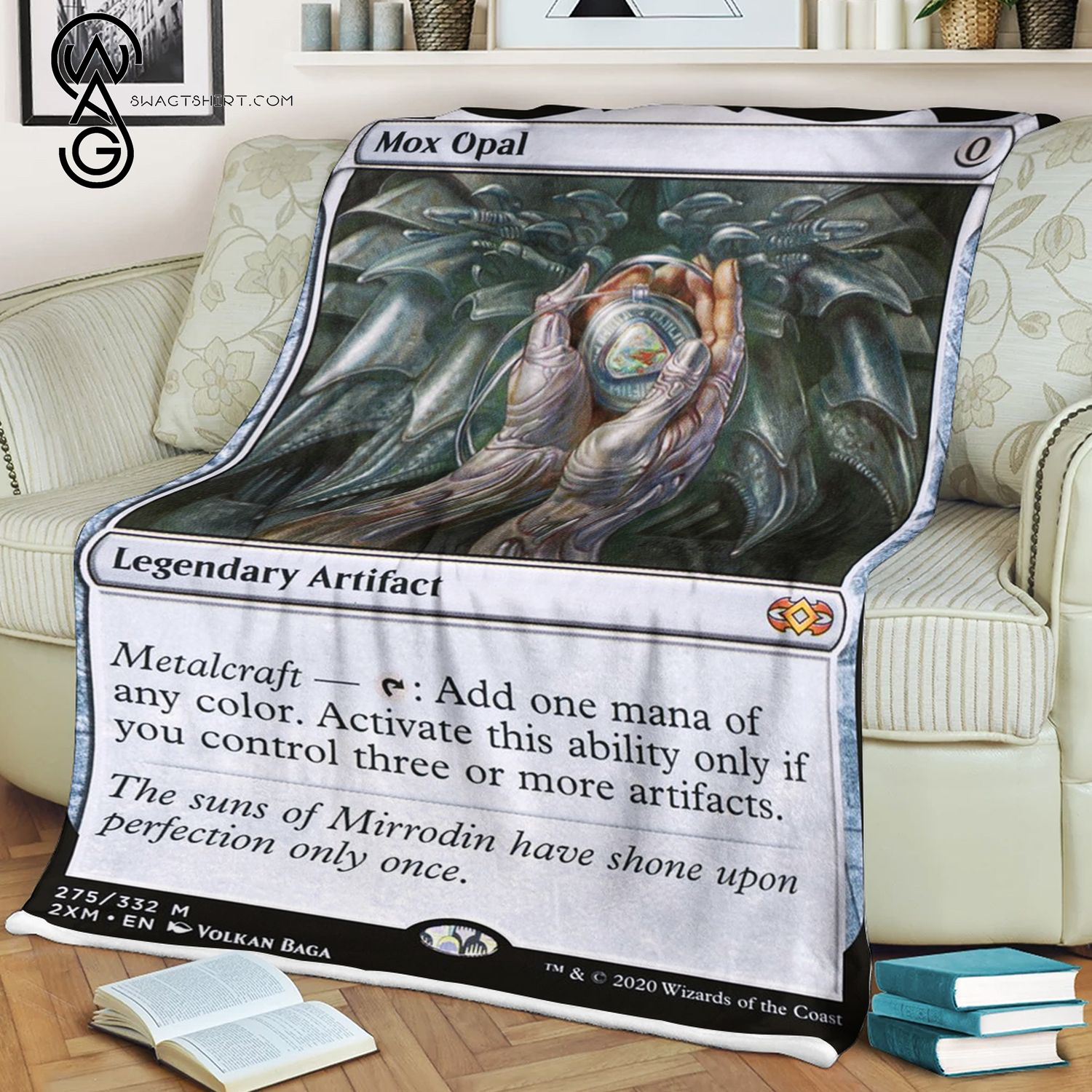 Mox Opal Game Magic The Gathering Blanket Mox Opal Game Magic The Gathering Blanket