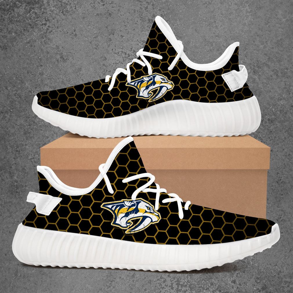 Nashville Predators Nhl Hockey Boost Sneakers Shoes Nashville Predators Nhl Hockey Boost Sneakers Shoes