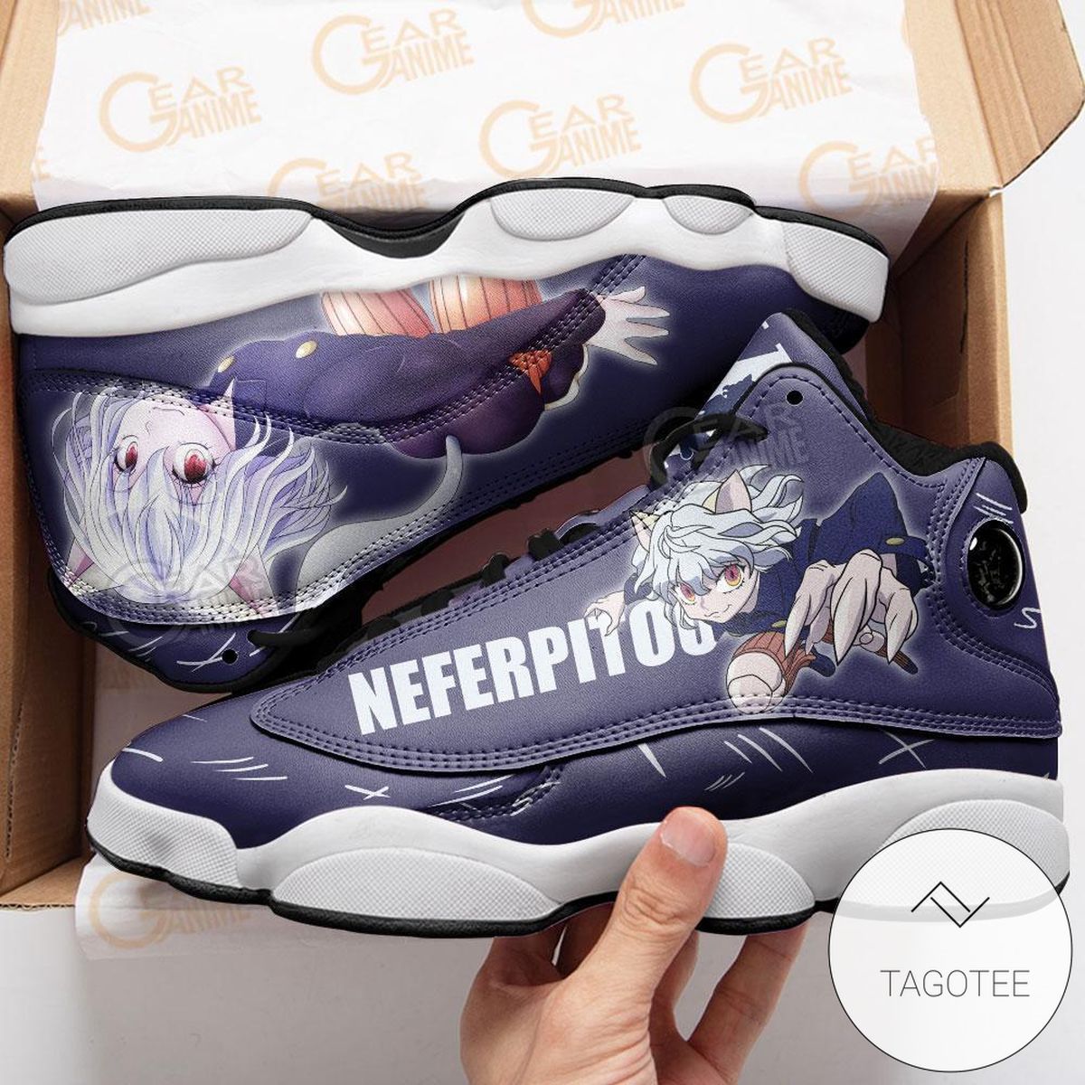 Neferpitou Sneakers Custom Anime Hunter X Hunter Shoes Neferpitou Sneakers Custom Anime Hunter X Hunter Shoes