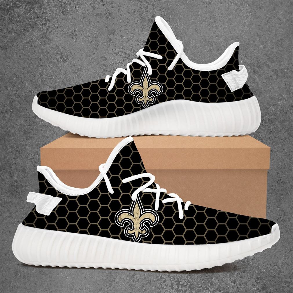 New Orleans Saints Nfl Football Boost Sneakers Shoes New Orleans Saints Nfl Football Boost Sneakers Shoes