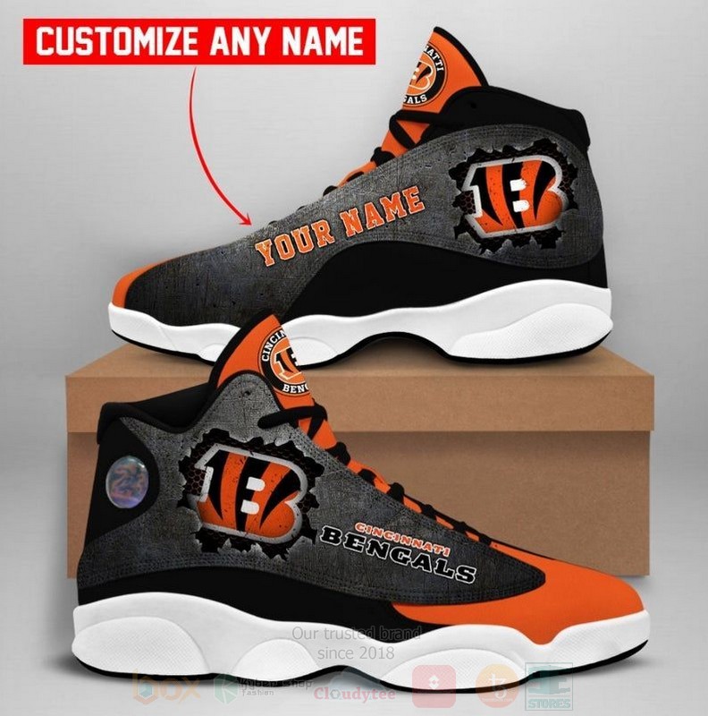 Nfl Cincinnati Bengals Custom Name Shoes Sneakers Nfl Cincinnati Bengals Custom Name Shoes Sneakers
