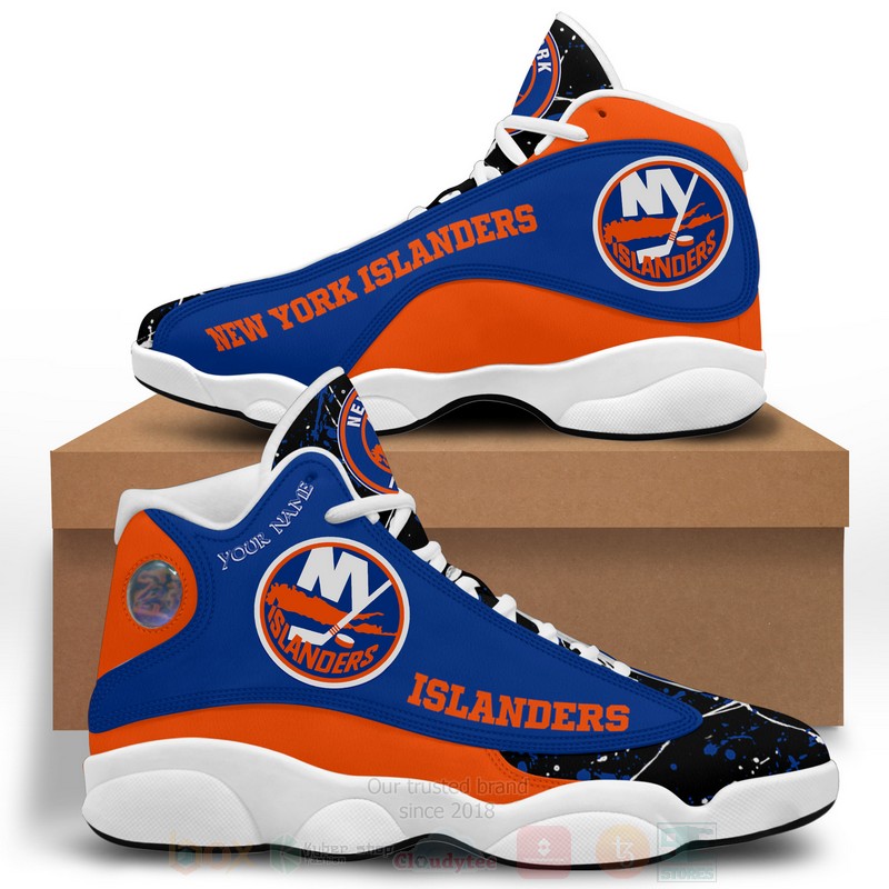Nhl New York Islanders Personalized Shoes Sneakers Nhl New York Islanders Personalized Shoes Sneakers