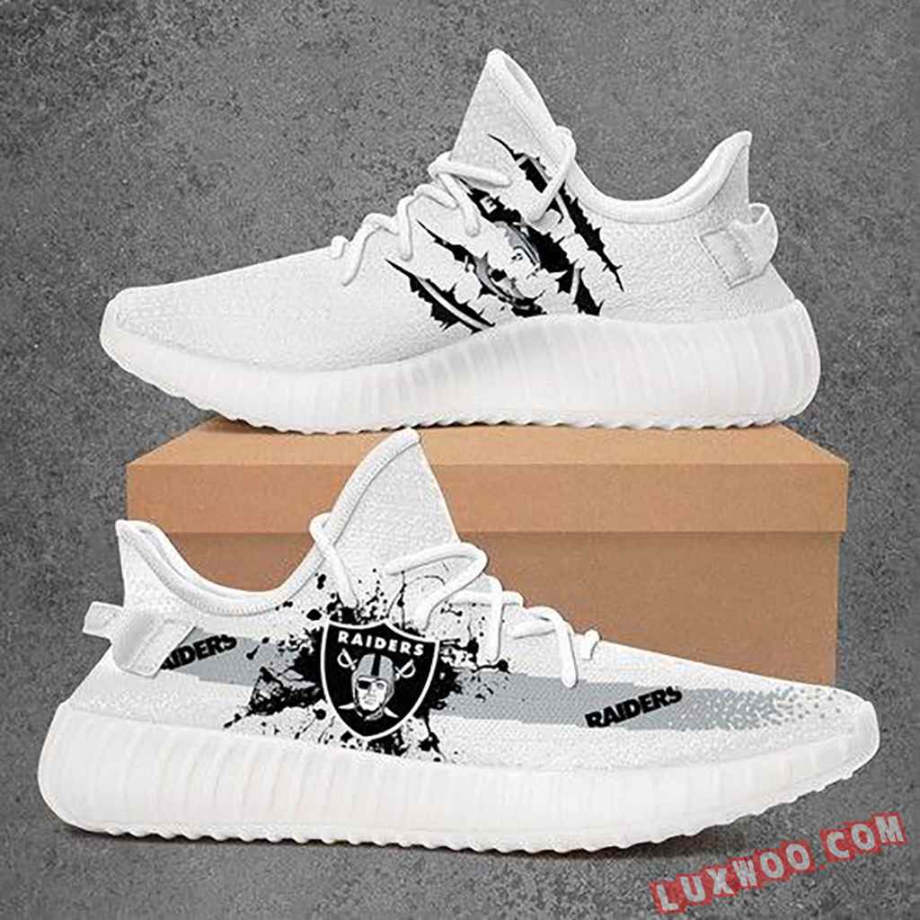 Oakland Raiders Nfl Sport Teams Boost Sneakers 350 V2 Top Oakland Raiders Nfl Sport Teams Boost Sneakers 350 V2 Top