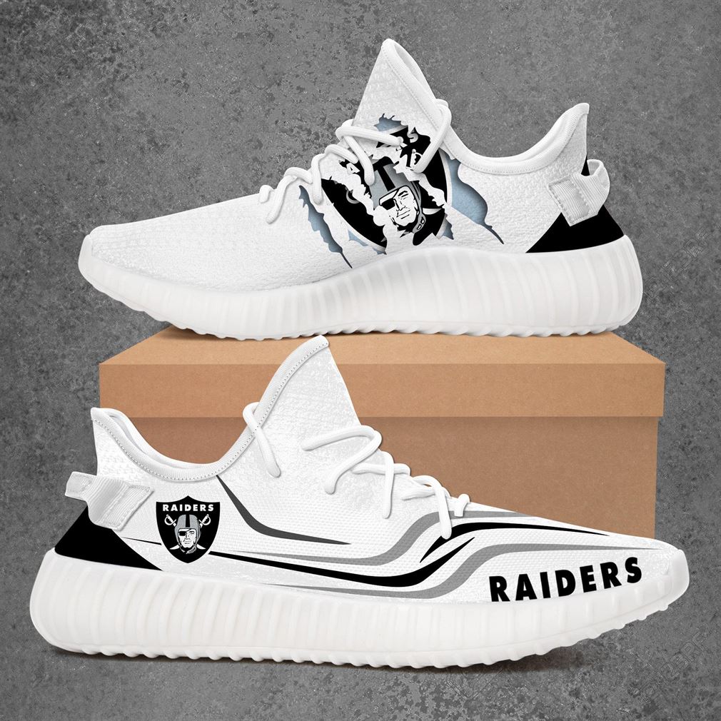 Oakland Raiders Nfl Sport Teams Boost Sneakers Shoes Oakland Raiders Nfl Sport Teams Boost Sneakers Shoes