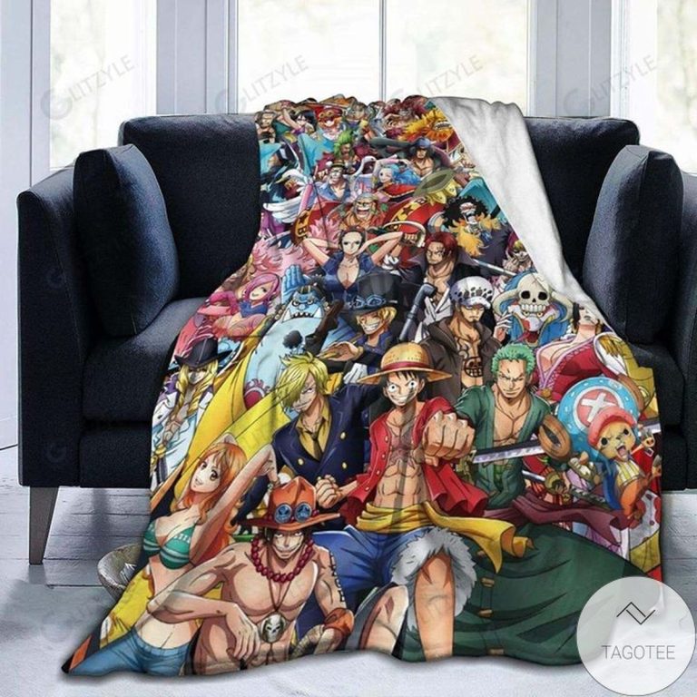 Monkey D. Luffy One Piece Anime Fan Gift, Monkey D. Luffy One Piece Anime Blanket Pixeltee