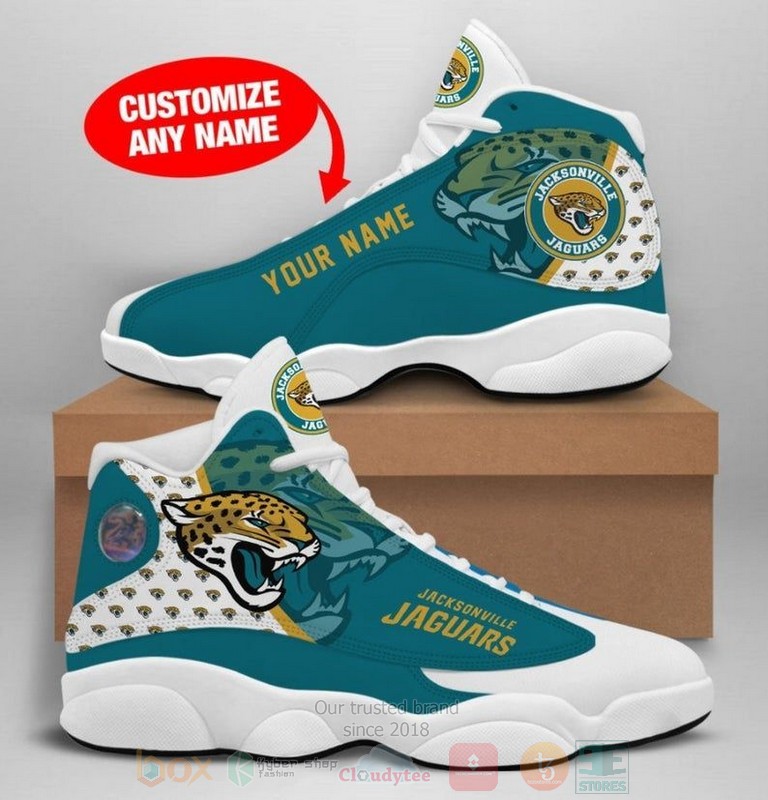 Personalized Jacksonville Jaguars Nfl Team Custom Shoes Sneakers Personalized Jacksonville Jaguars Nfl Team Custom Shoes Sneakers