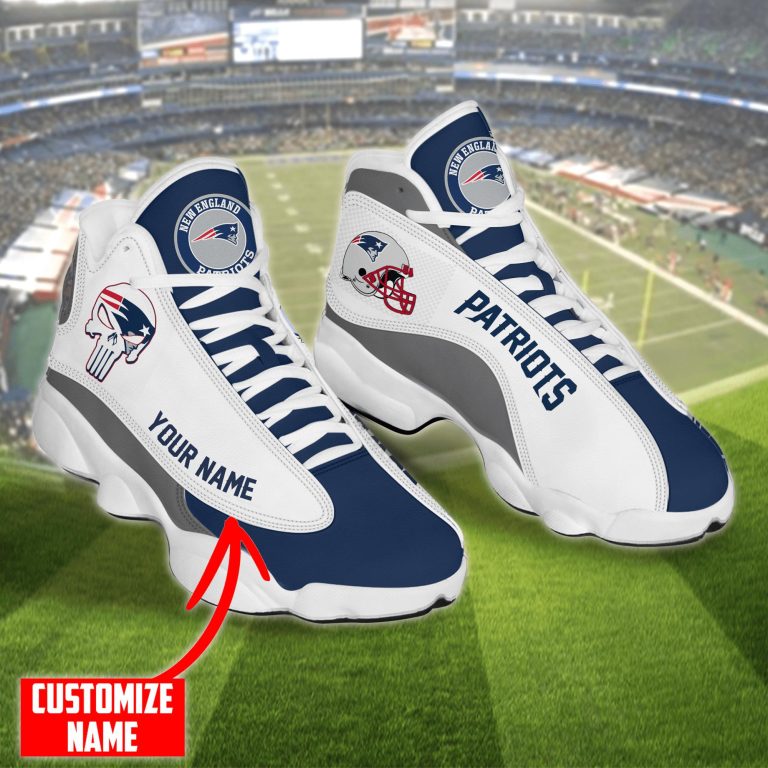 Personalized-Nfl-New-England-Patriots-Skull-Helmet-Shoes-Sneakers-1