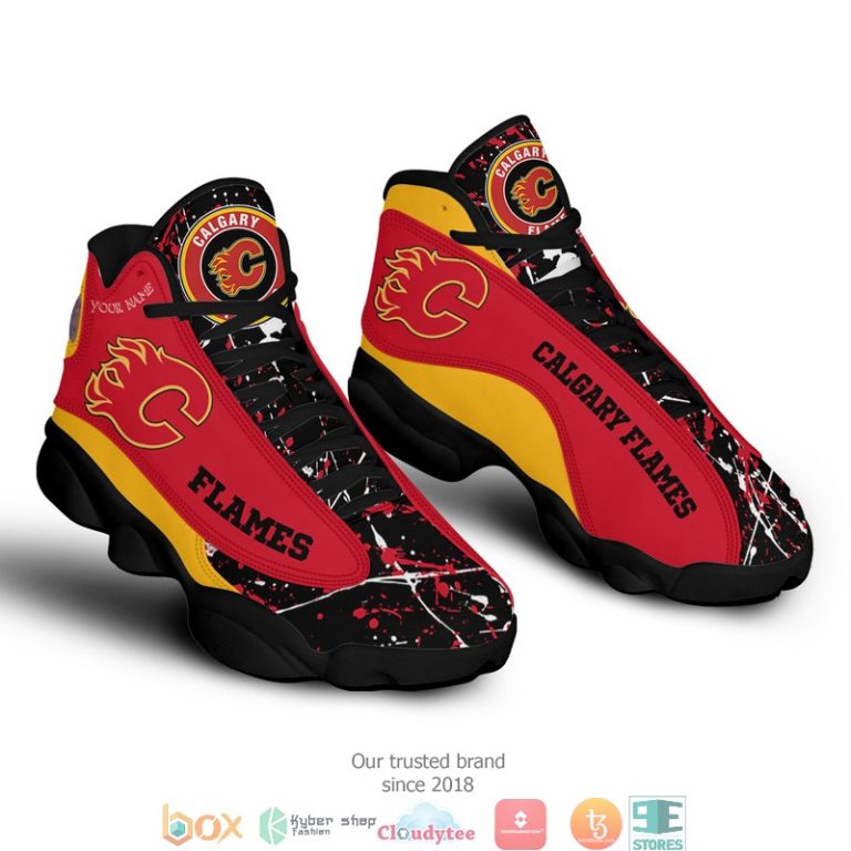 Personalized-Nhl-Calgary-Flames-Shoes-Sneakers-1