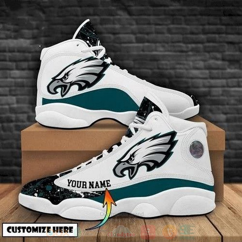 Philadelphia Eagles Nfl Football Teams Custom Name Shoes Sneakers Philadelphia Eagles Nfl Football Teams Custom Name Shoes Sneakers