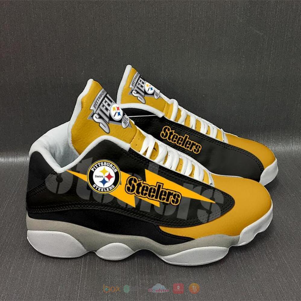 Pittsburgh Steelers Nfl Black Yellow Shoes Sneakers Pittsburgh Steelers Nfl Black Yellow Shoes Sneakers