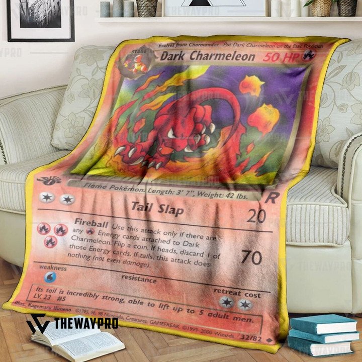 Pokemon Dark Charmeleon Bedding Set And Quilt Blanket Pokemon Dark Charmeleon Bedding Set And Quilt Blanket