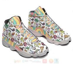 Psychedelic Drug Pattern Shoes Sneakers