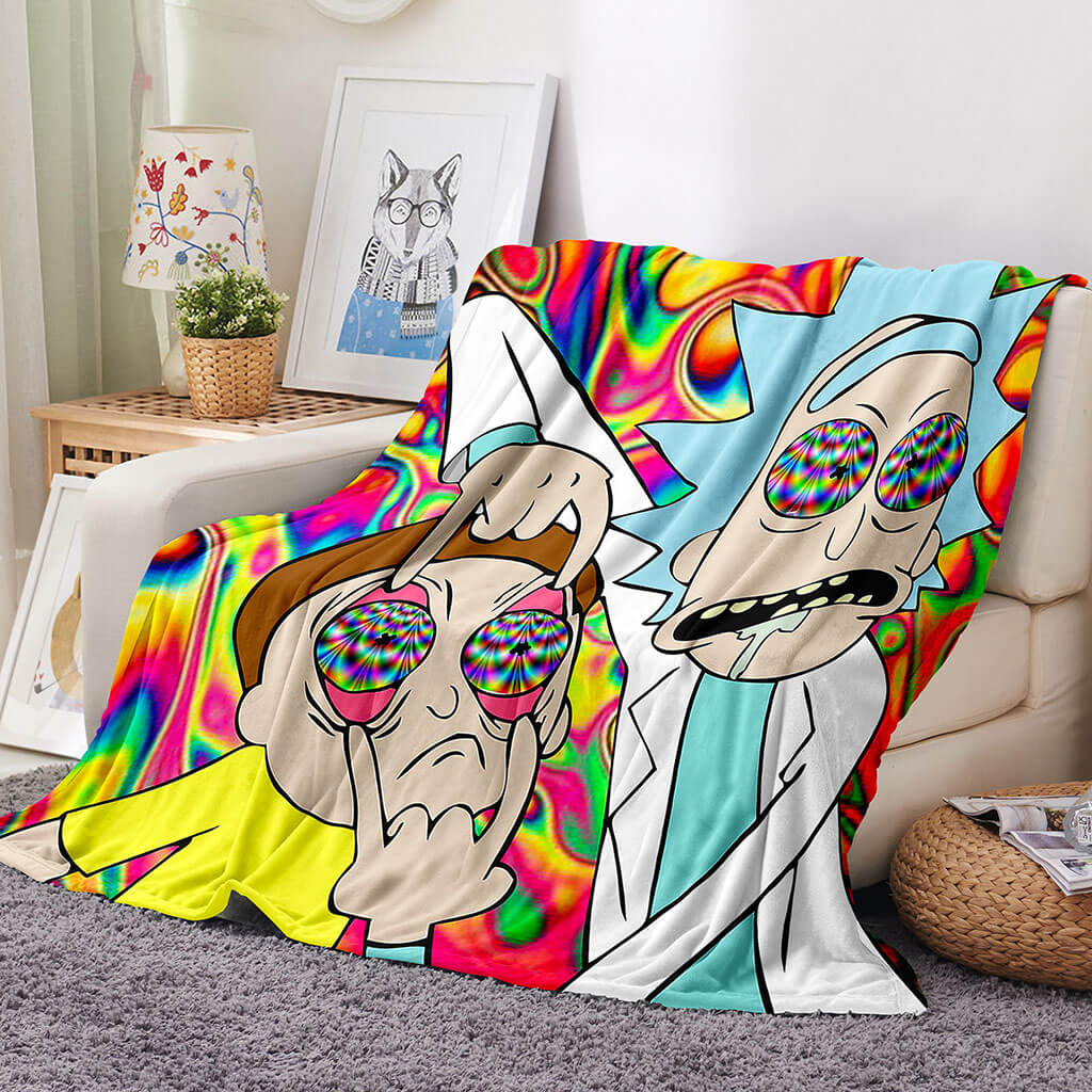 Rick and Morty Pattern Blanket 249 Rick and Morty Pattern Blanket 249