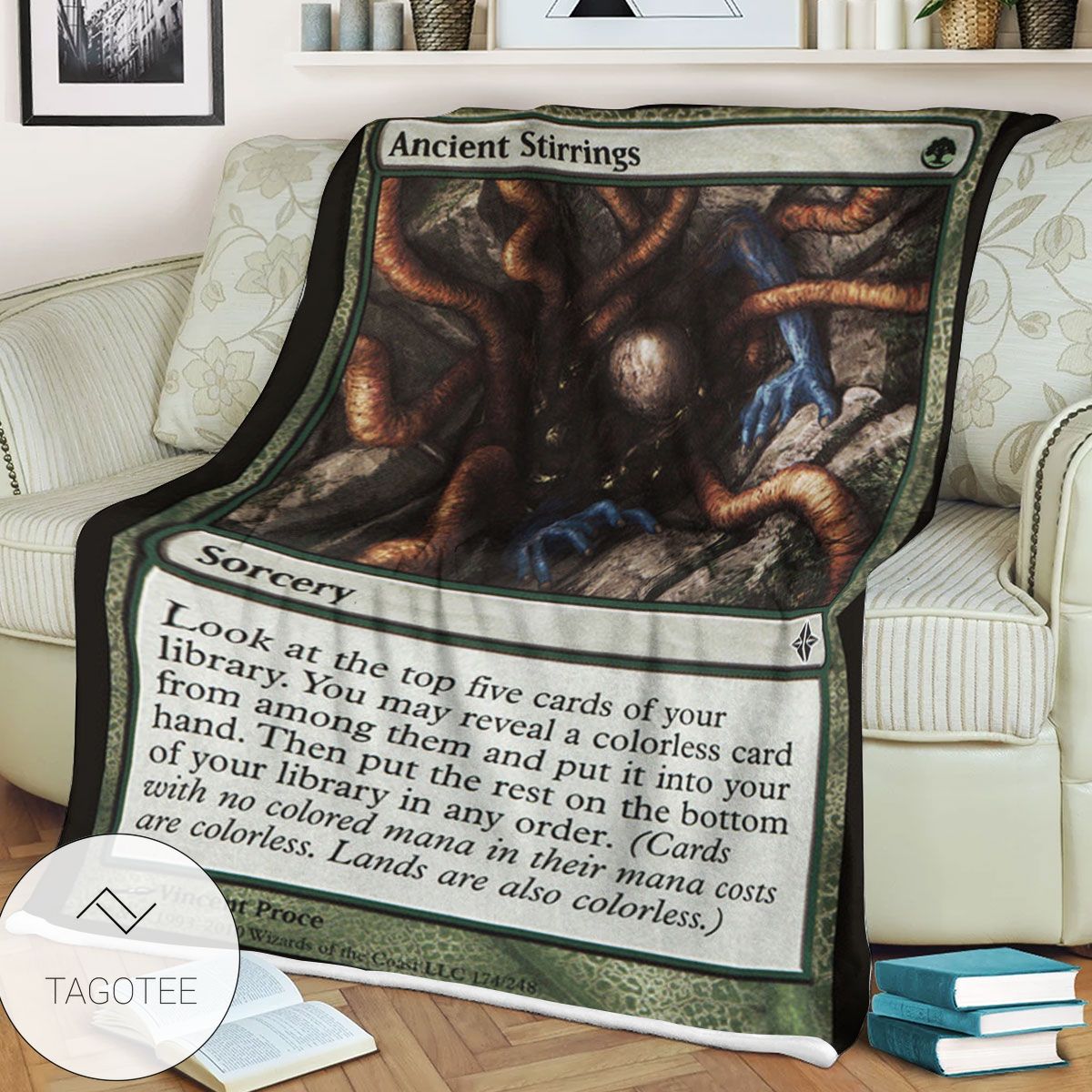 Roe 174 Ancient Stirrings Game Mtg Magic The Gathering Blanket Roe 174 Ancient Stirrings Game Mtg Magic The Gathering Blanket