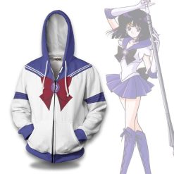 Sailor Saturn Hoodie Sailor Moon Amine Casual 3D All Over Printed