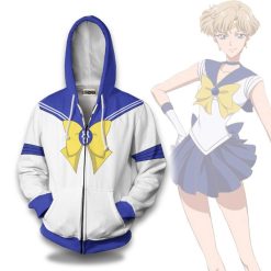 Sailor Uranus Hoodie Sailor Moon Amine Casual 3D All Over Printed