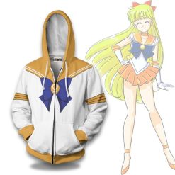Sailor Venus Hoodie Sailor Moon Amine Casual 3D All Over Printed