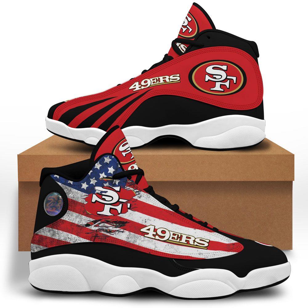 San Francisco 49ers Custom Sneakers Sport Shoes Plus Size San Francisco 49ers Custom Sneakers Sport Shoes Plus Size