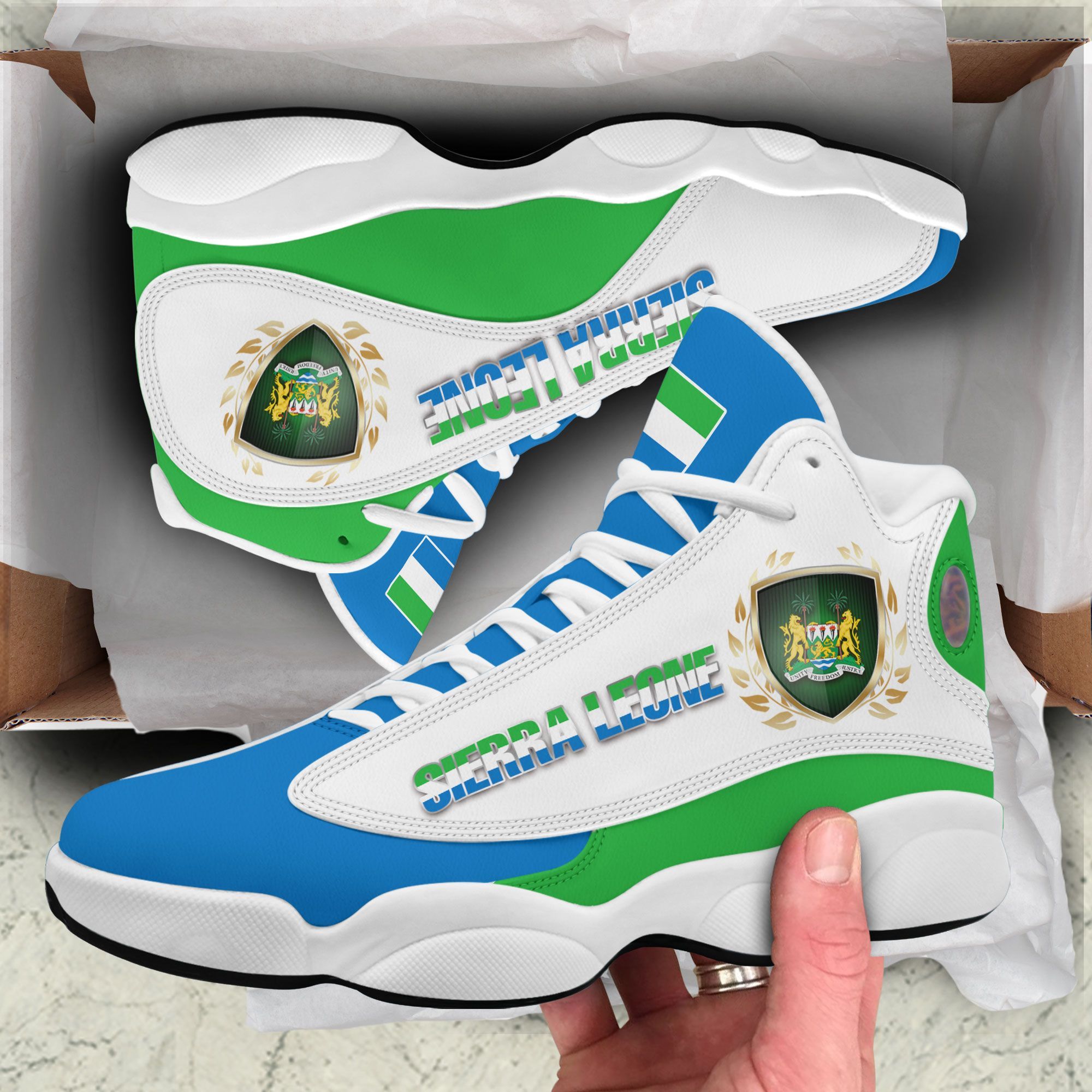 Sierra Leone Flag Shoes Sneakers Sierra Leone Flag Shoes Sneakers