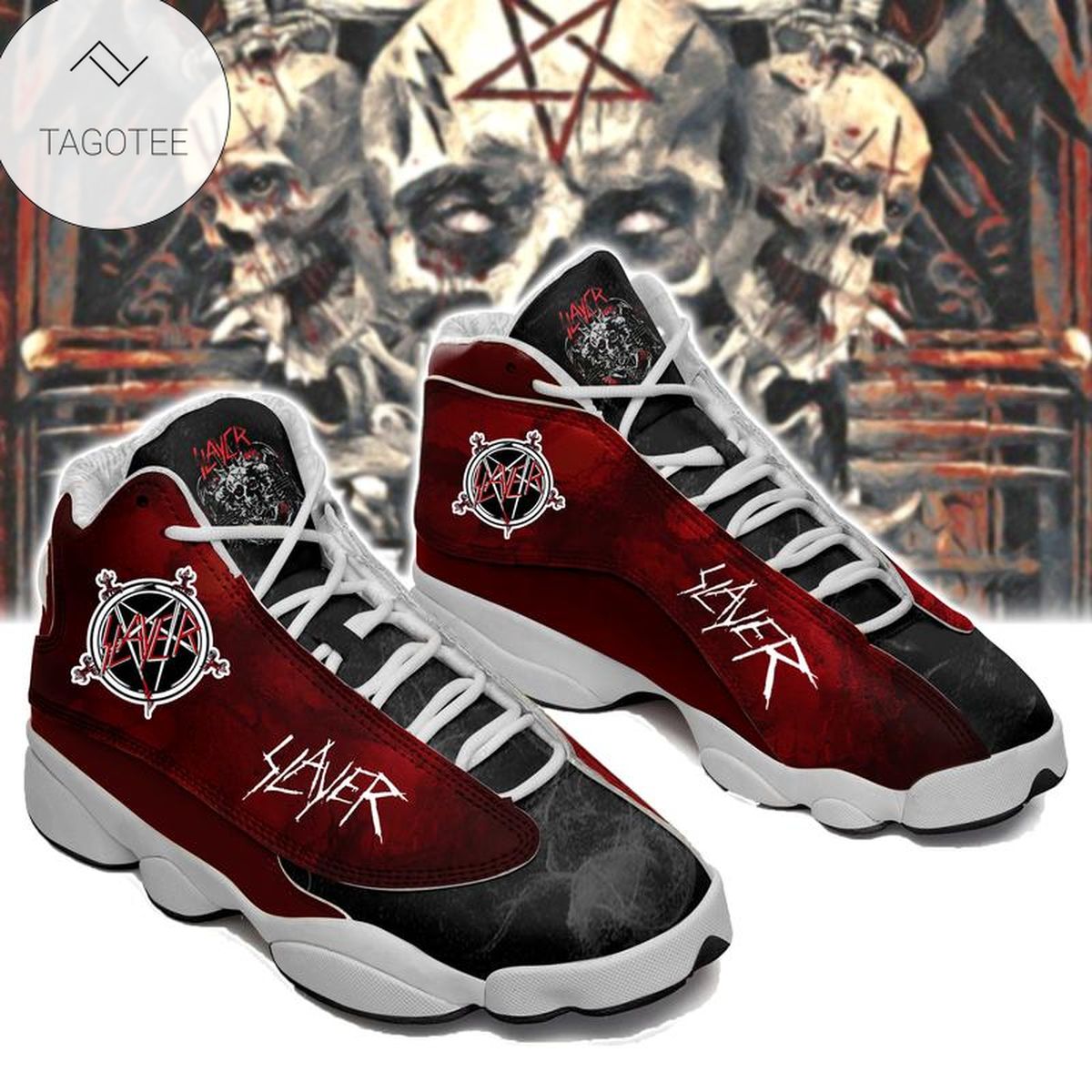Slayer Rock Band Sneakers Shoes Slayer Rock Band Sneakers Shoes