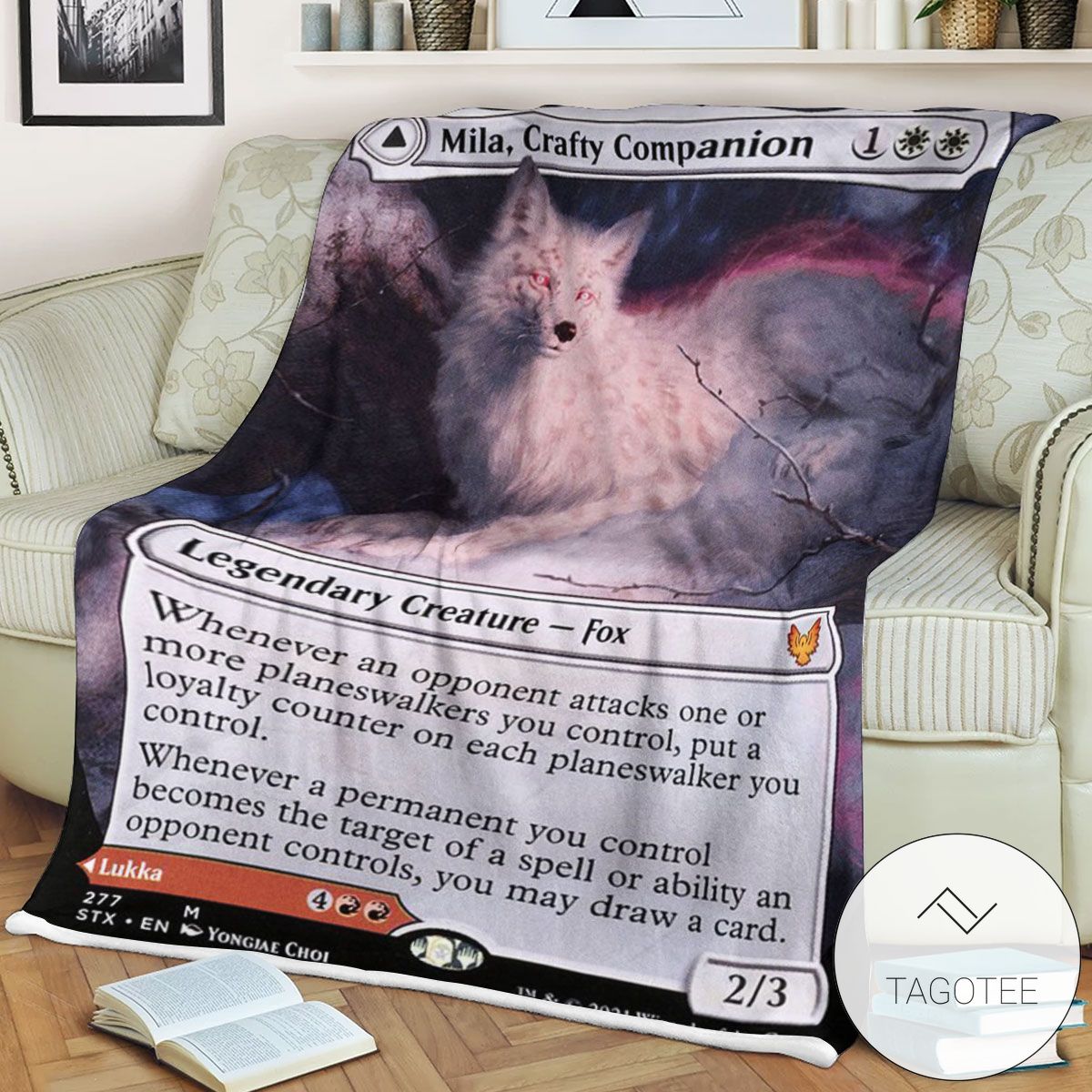 Stx 277 Mila Crafty Companion Mtg Game Magic The Gathering Blanket Stx 277 Mila Crafty Companion Mtg Game Magic The Gathering Blanket
