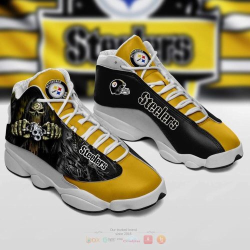 The Grim Reaper Pittsburgh Steelers Shoes Sneakers