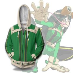 Tsuyu Asui Cosplay Costume My Hero Academia Hoodie MHA Clothes Anime Outfits