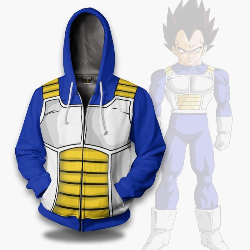 Vegeta Hoodie Dragon Ball Amine Casual 3D All Over Printed Vegeta Hoodie Dragon Ball Amine Casual 3D All Over Printed