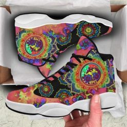 Vintage Mandala Mushroom Colorful All Over Printed Sneakers Shoes