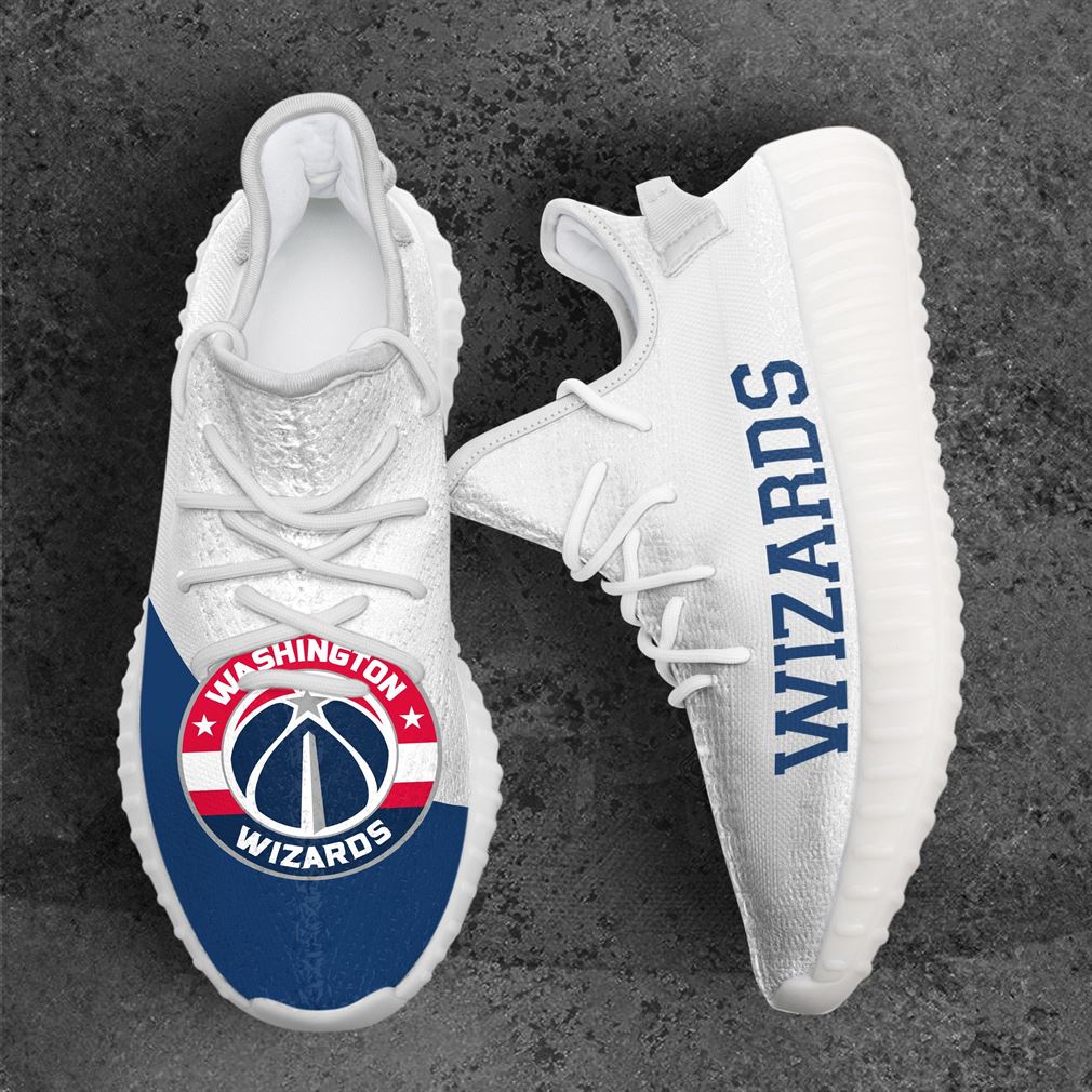 Washington Wizards Mlb Sport Teams Boost Sneakers Shoes White Washington Wizards Mlb Sport Teams Boost Sneakers Shoes White