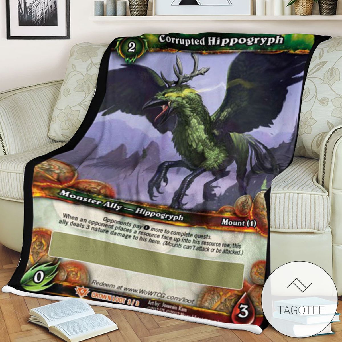 World Of Warcraft Corrupted Hippogryph Soft Blanket Tagotee World Of Warcraft Corrupted Hippogryph Soft Blanket Tagotee
