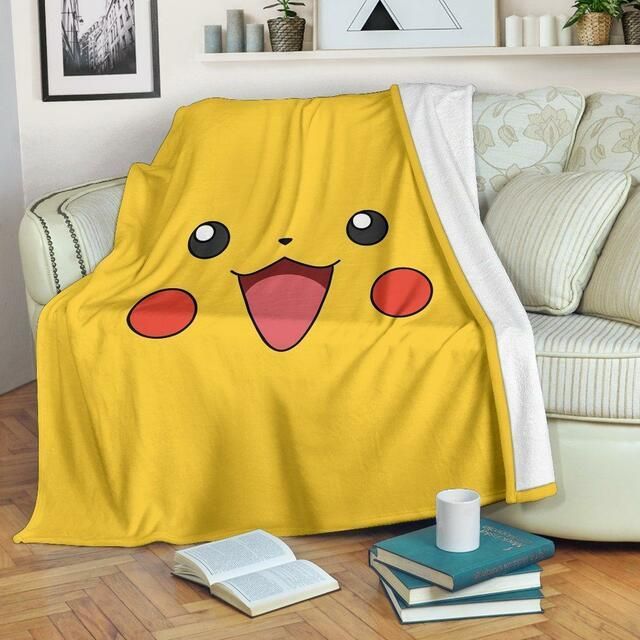 PIKACHU POKEMON PREMIUM FLEECE BLANKET GIFT FOR FAN PIKACHU POKEMON PREMIUM FLEECE BLANKET GIFT FOR FAN