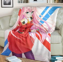 ZERO TWO DARLING IN THE FRANXX ANIME BEST SELLER FLEECE BLANKET GIFT FOR FAN