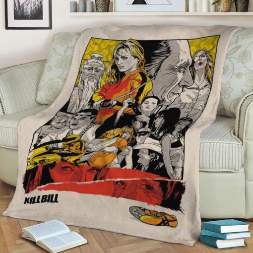 KILL BILL TARANTINO FLEECE BLANKET GIFT FOR FAN KILL BILL TARANTINO FLEECE BLANKET GIFT FOR FAN