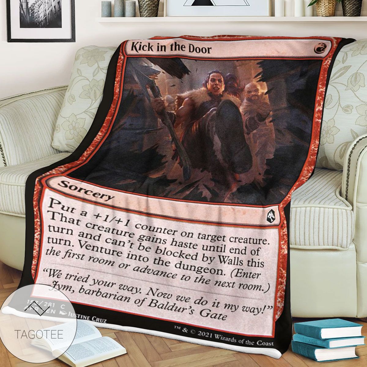 Afr 153 Kick In The Door Magic The Gathering Mtg Blanket Afr 153 Kick In The Door Magic The Gathering Mtg Blanket