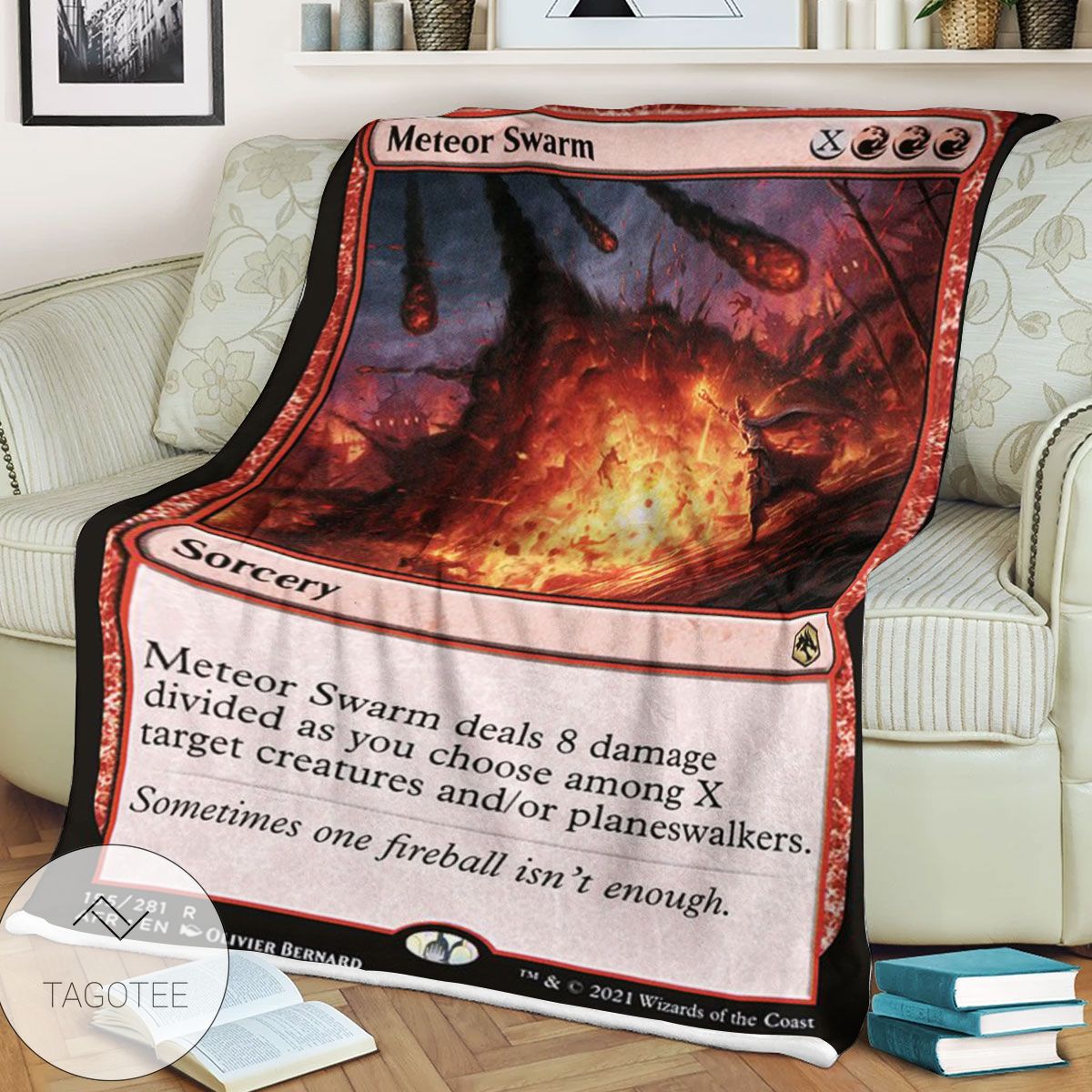 Afr 155 Meteor Swarm Magic The Gathering Mtg Blanket Afr 155 Meteor Swarm Magic The Gathering Mtg Blanket