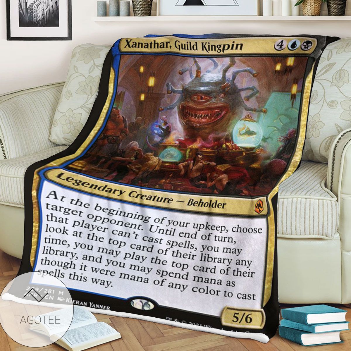 Afr 239 Xanathar Guild Kingpin Magic The Gathering Mtg Blanket Afr 239 Xanathar Guild Kingpin Magic The Gathering Mtg Blanket