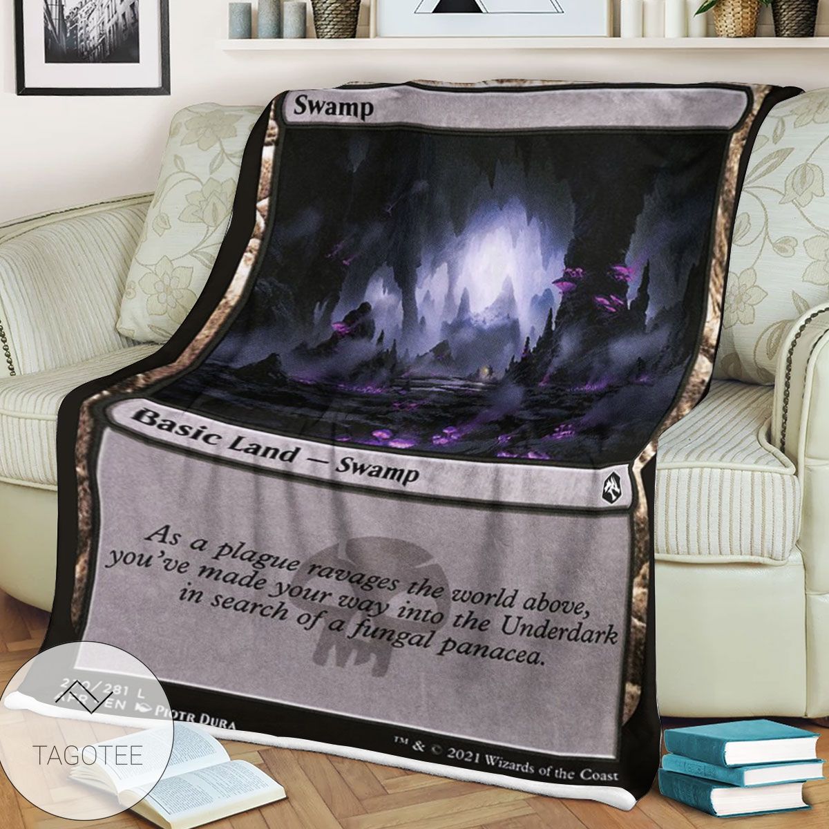 Afr 270 Swamp Magic The Gathering Mtg Blanket Afr 270 Swamp Magic The Gathering Mtg Blanket