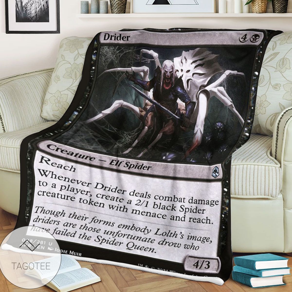 Afr 98 Drider Magic The Gathering Mtg Blanket Afr 98 Drider Magic The Gathering Mtg Blanket