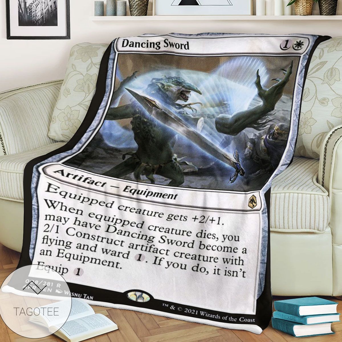 Afr Dancing Sword Magic The Gathering Mtg Blanket Afr Dancing Sword Magic The Gathering Mtg Blanket