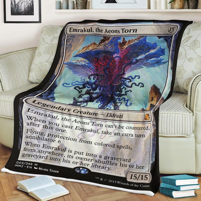 Game Magic The Gathering Emrakul The Aeons Torn Soft Sherpa Blanket Game Magic The Gathering Emrakul The Aeons Torn Soft Sherpa Blanket