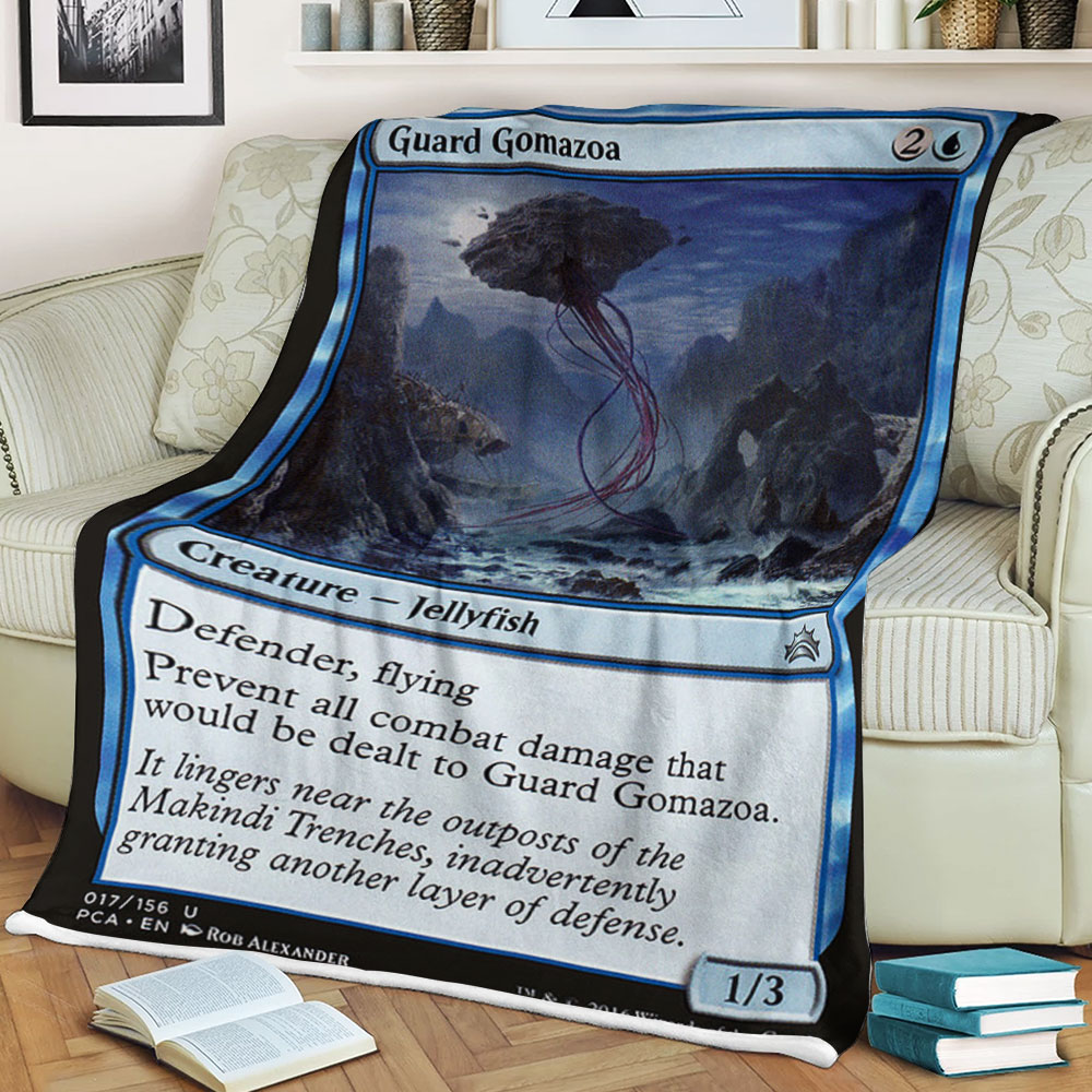 Game Magic The Gathering Guard Gomazoa Sherpa Blanket Game Magic The Gathering Guard Gomazoa Sherpa Blanket